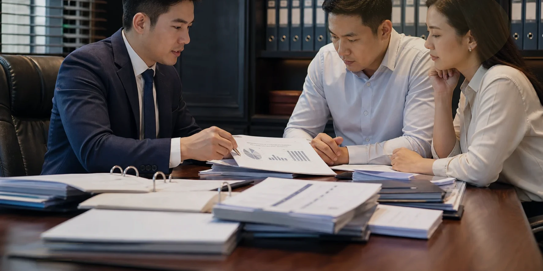 Counsel explain legal exposure and practical choices during a client meeting for foreign contractor tax Vietnam