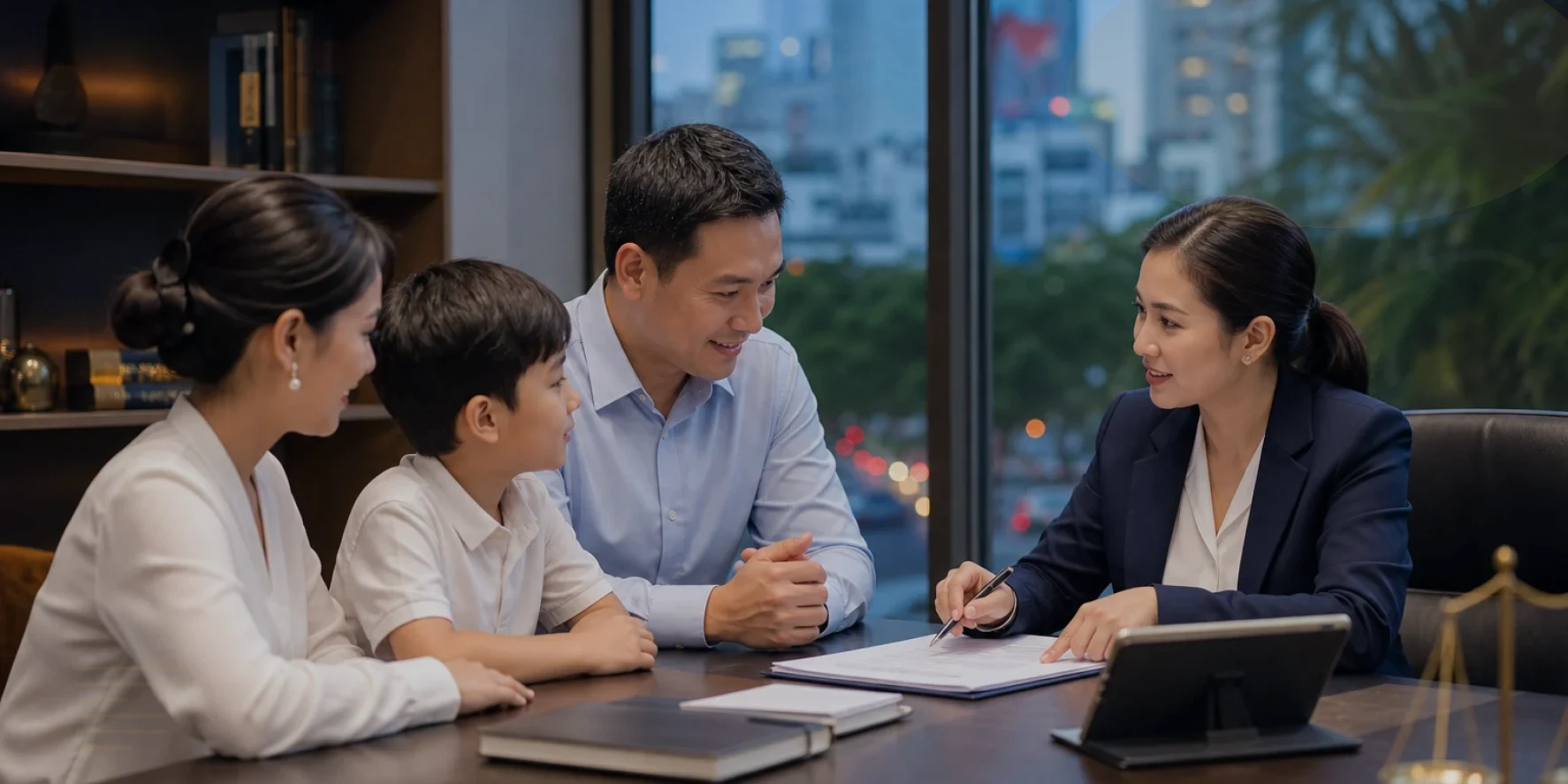 The client team challenge assumptions before selecting the next procedural step for property law firm Ho Chi Minh City