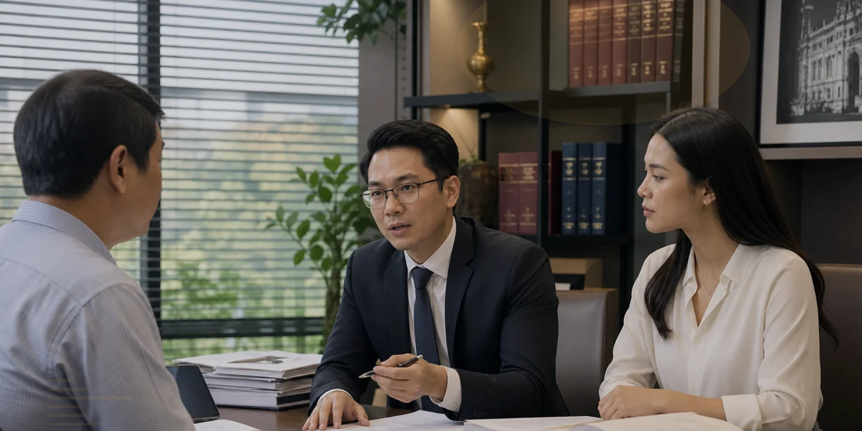 The advisory team confirm deadlines, owners and evidence for implementation for compensation claim lawyer Vietnam