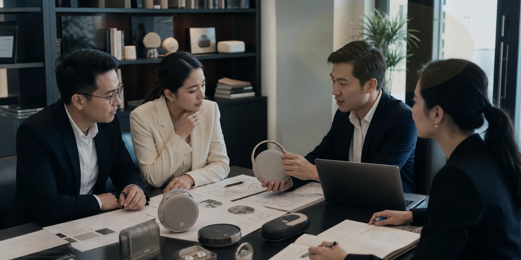 Lawyers and management review the risk matrix before approving action for IP infringement lawyer Vietnam
