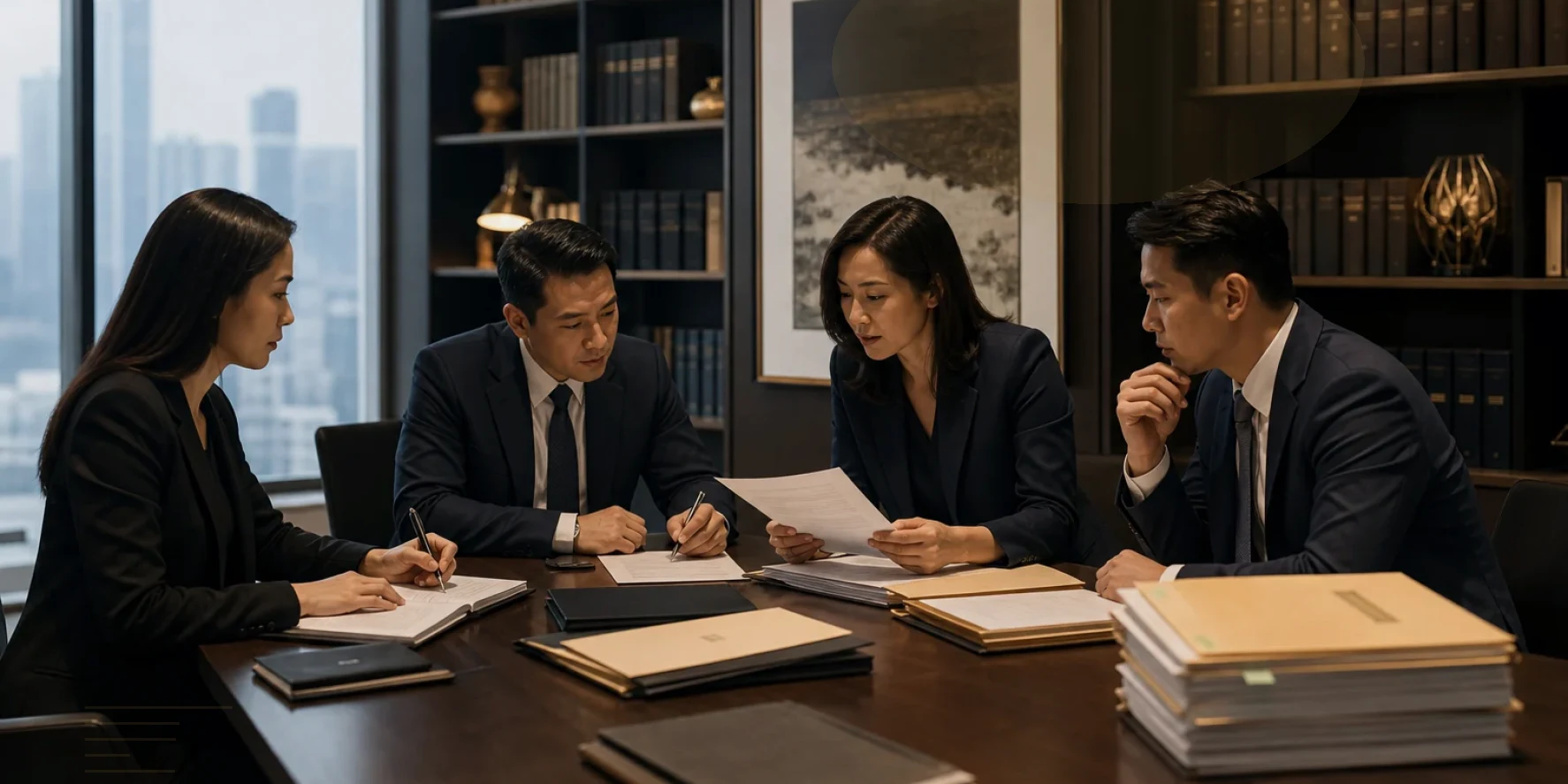 The advisory team confirm deadlines, owners and evidence for implementation for M&A lawyer Vietnam